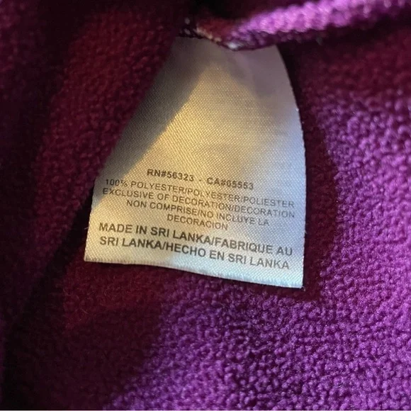 Nike Vintage Therma-FIT Women’s Size XS Full-zip Fleece Jacket Purple - Picture 6 of 6